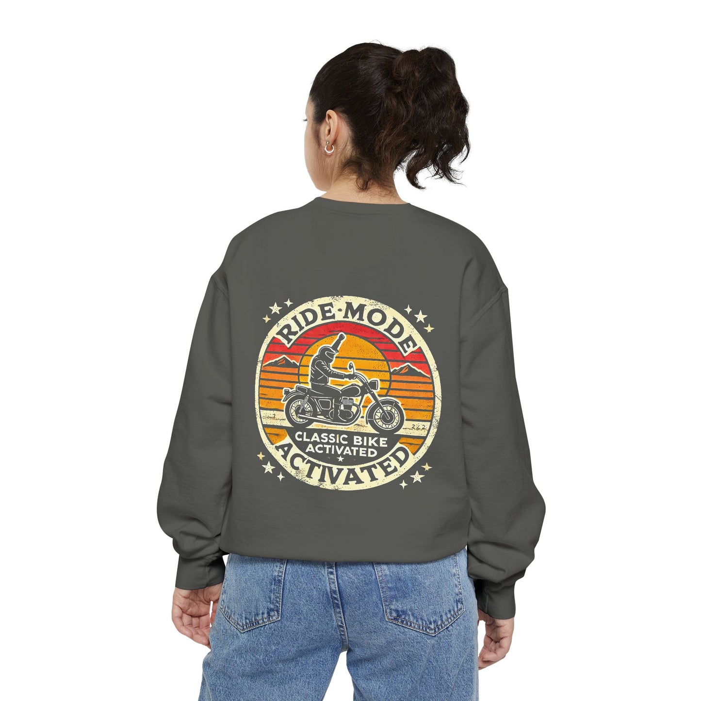 Ride Mode Activated | Unisex Garment-Dyed Sweatshirt