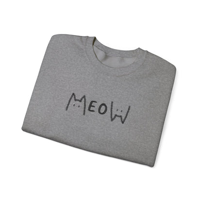 Meow_Unisex Heavy Blend™ Crewneck Sweatshirt
