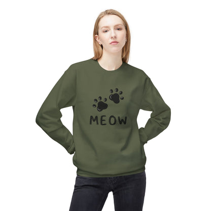 MEOW_Unisex Midweight Softstyle Fleece Crewneck Sweatshirt