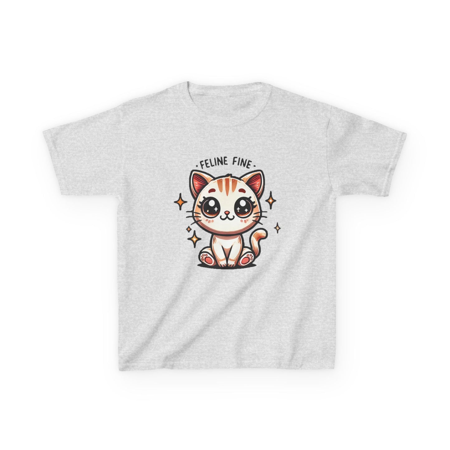 Feline Fine | Kids Heavy Cotton™ Tee