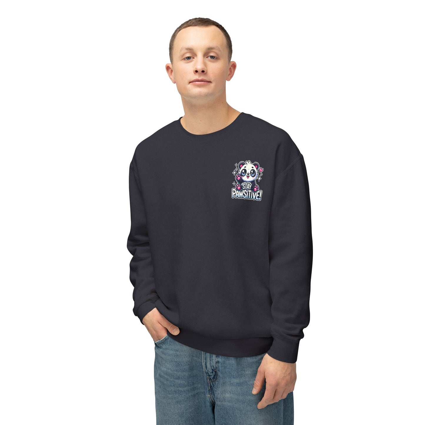 Pawsitive | Unisex Lightweight Crewneck Sweatshirt