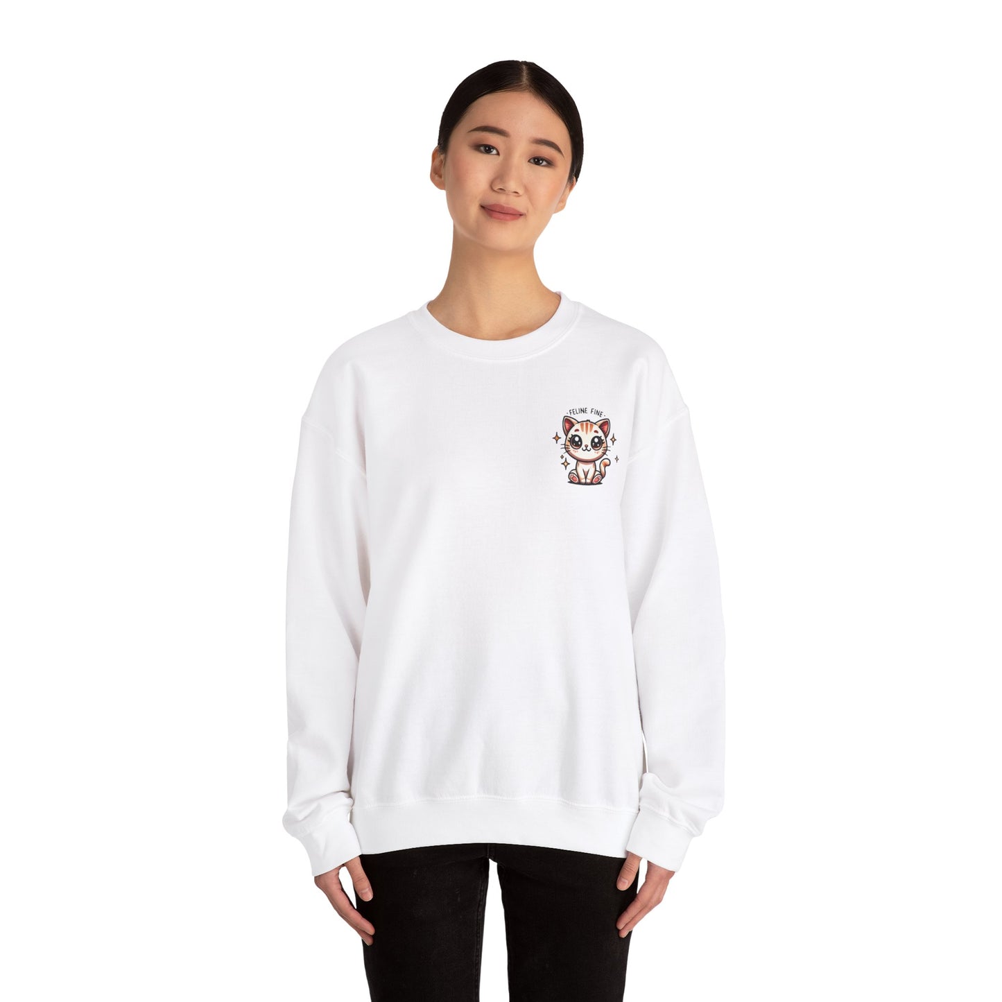 Feline Fine | Unisex Heavy Blend™ Crewneck Sweatshirt