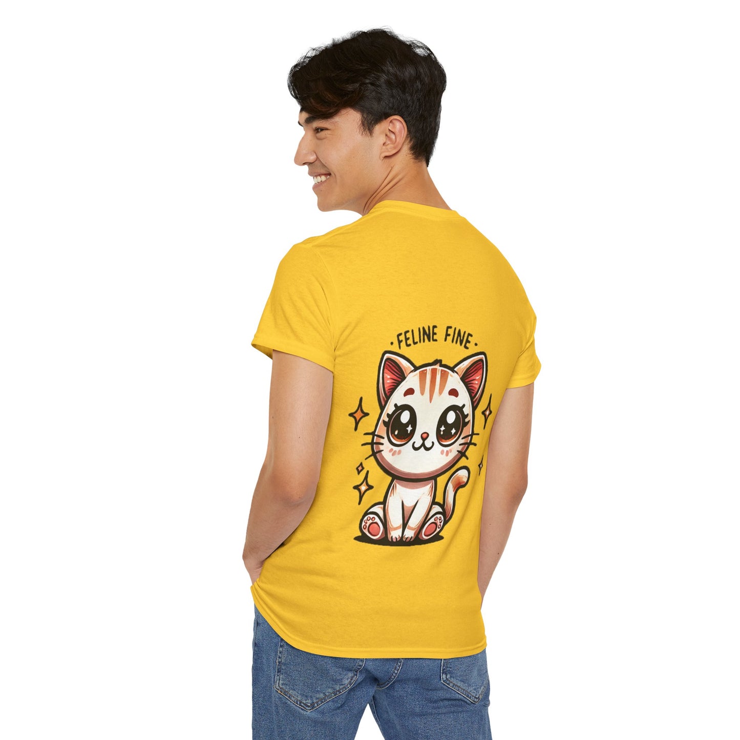 Feline Fine | Unisex Heavy Cotton Tee