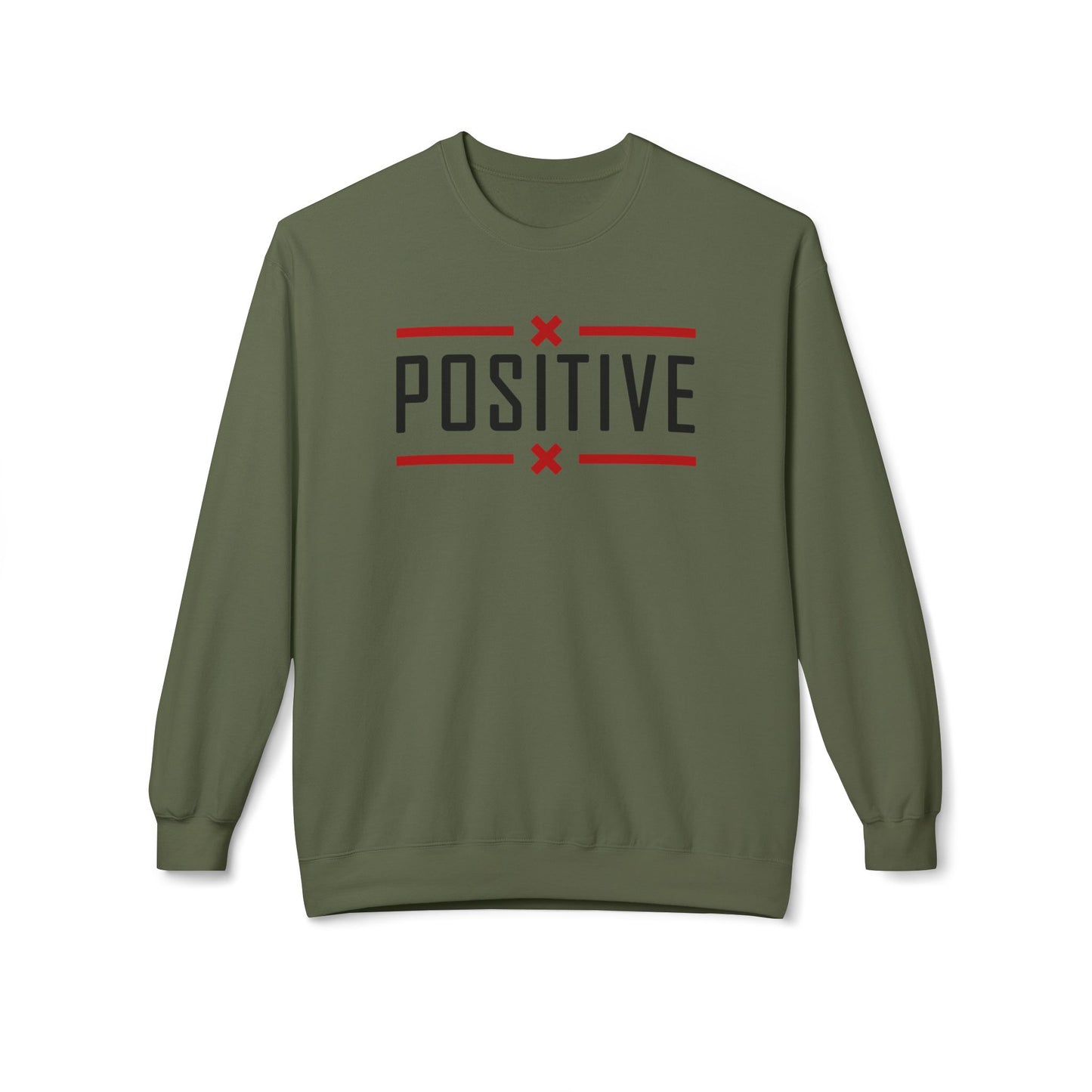 Positive_Unisex Midweight Softstyle Fleece Crewneck Sweatshirt