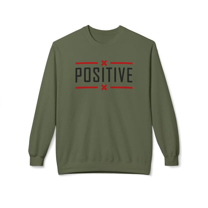 Positive_Unisex Midweight Softstyle Fleece Crewneck Sweatshirt