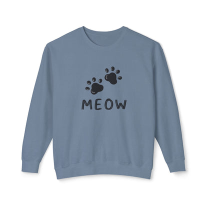 MEOW_Unisex Lightweight Crewneck Sweatshirt