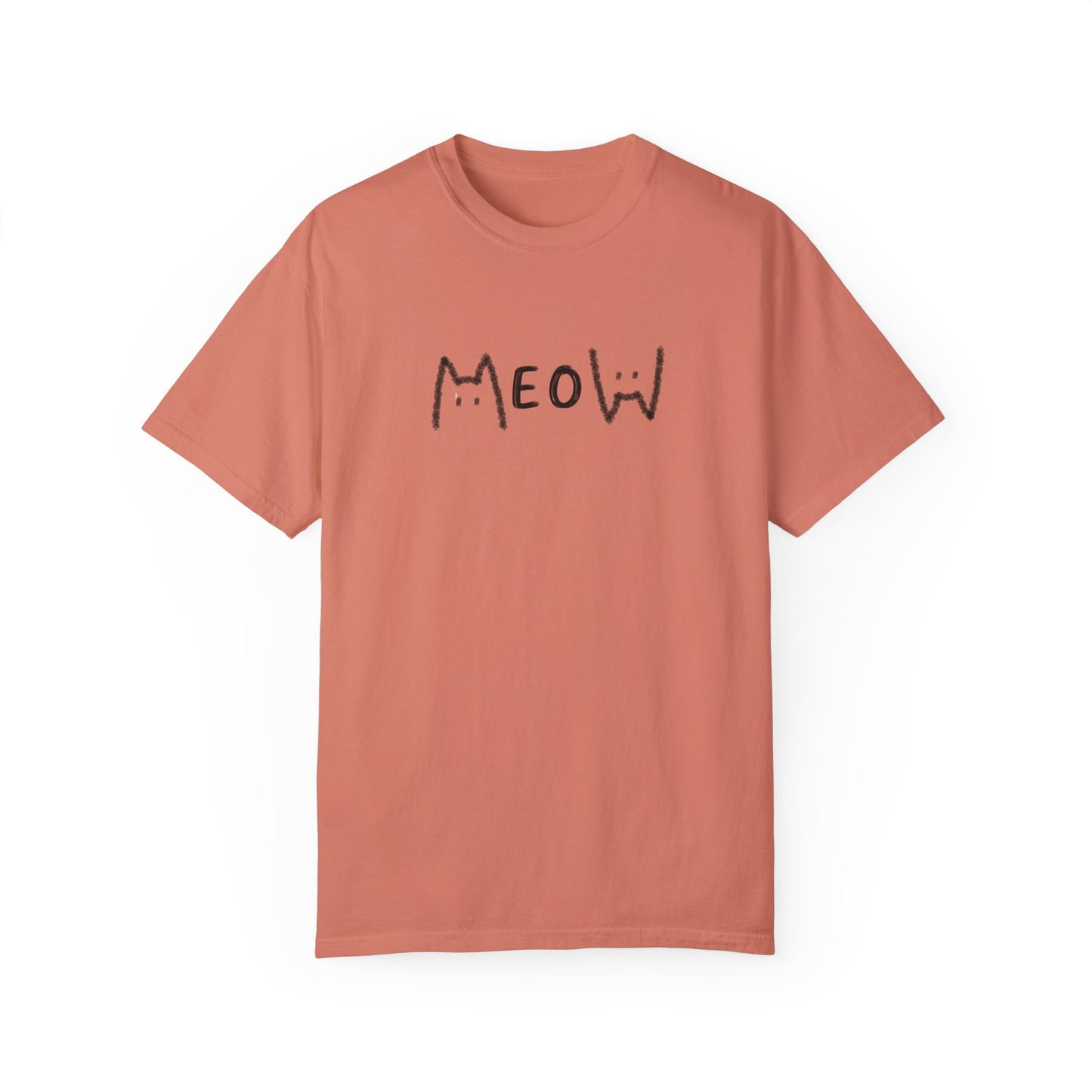 Meow_Unisex Garment-Dyed T-shirt