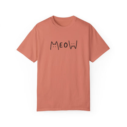 Meow_Unisex Garment-Dyed T-shirt