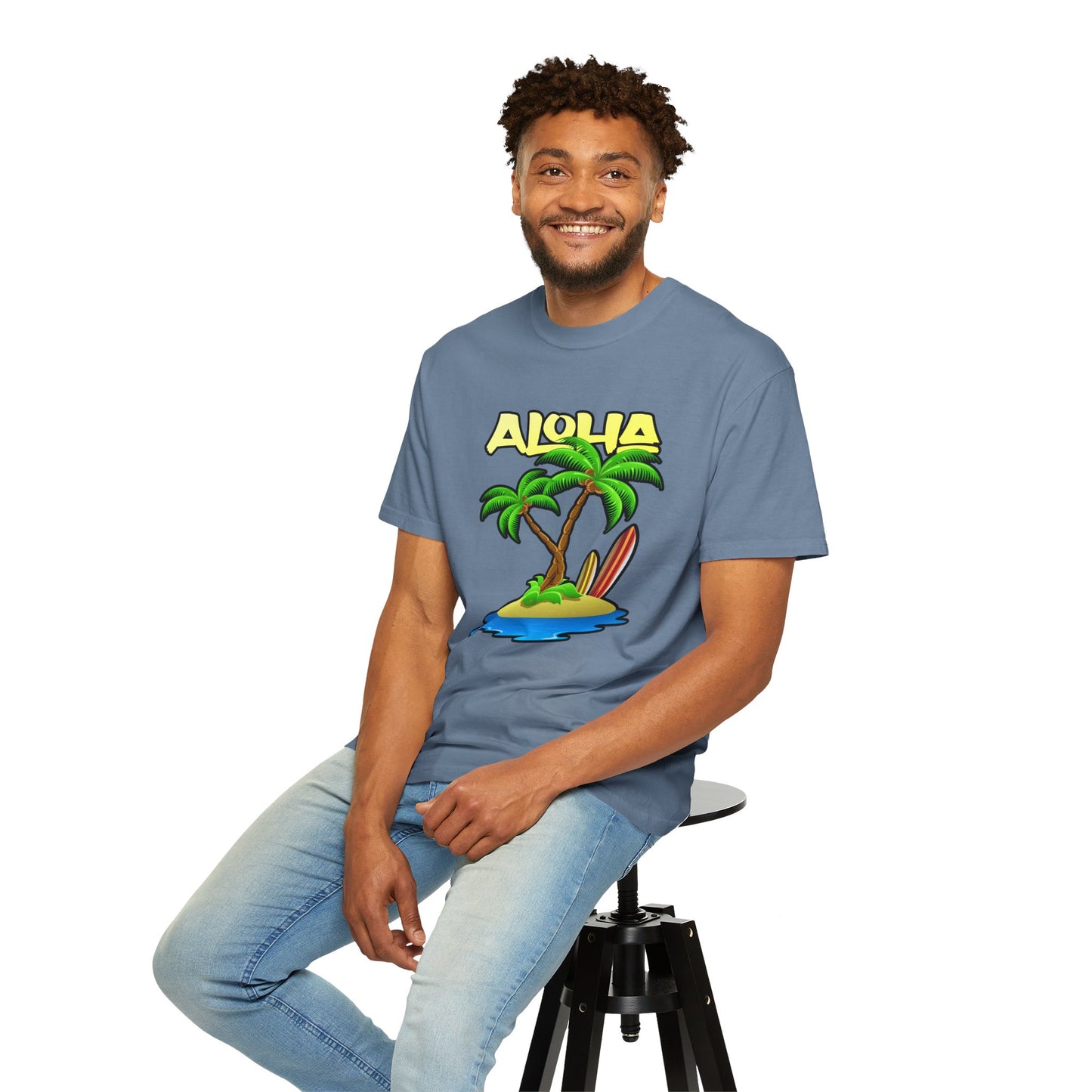 ALOHA | Unisex Garment-Dyed T-shirt