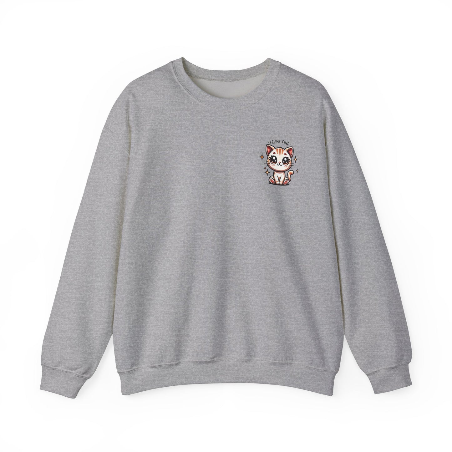 Feline Fine | Unisex Heavy Blend™ Crewneck Sweatshirt