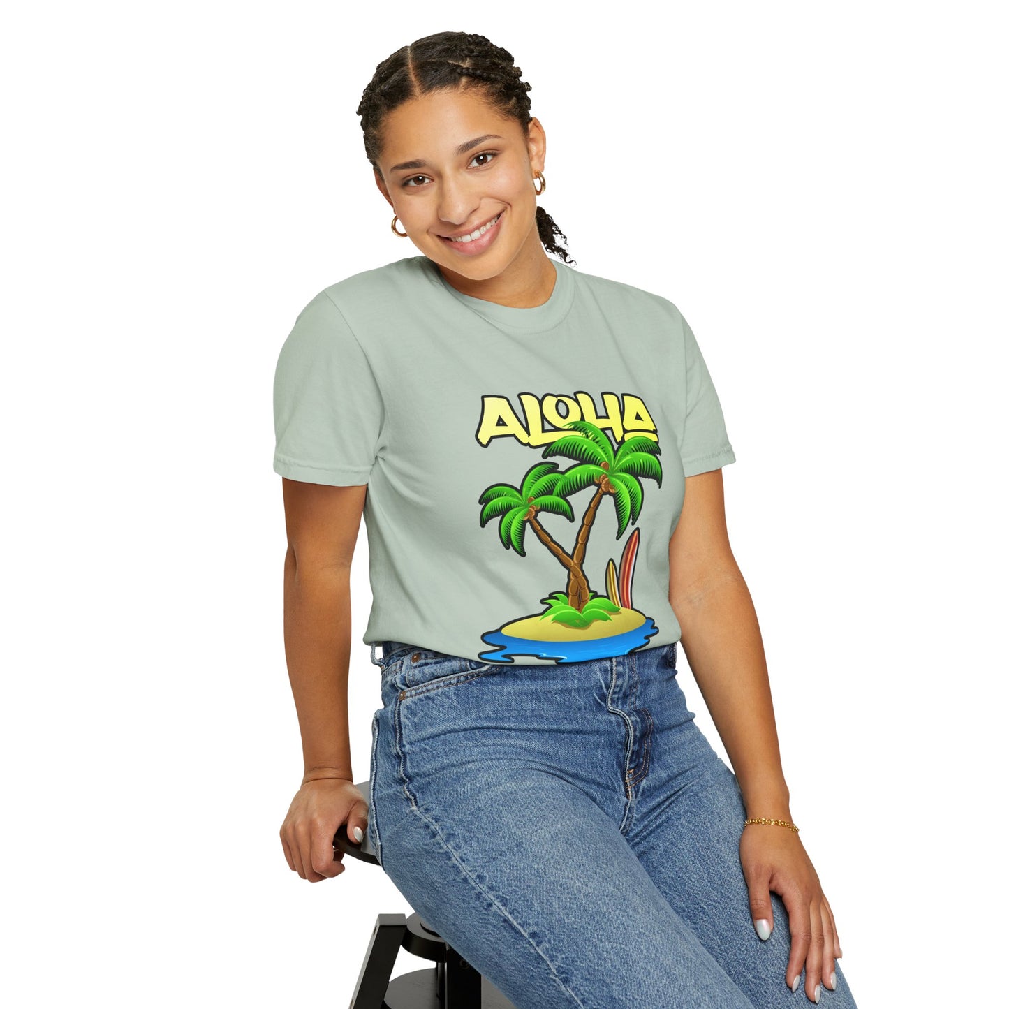 ALOHA | Unisex Garment-Dyed T-shirt