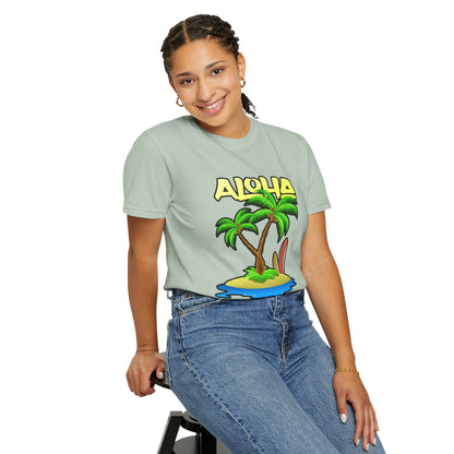 ALOHA | Unisex Garment-Dyed T-shirt