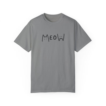 Meow_Unisex Garment-Dyed T-shirt