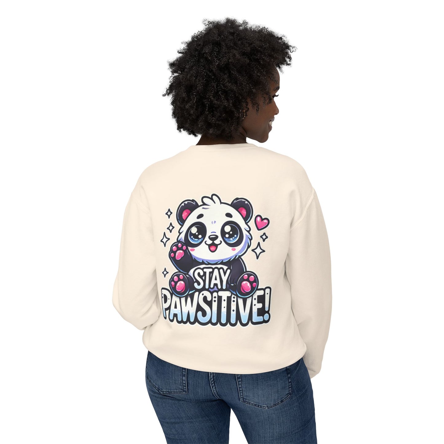 Pawsitive | Unisex Lightweight Crewneck Sweatshirt