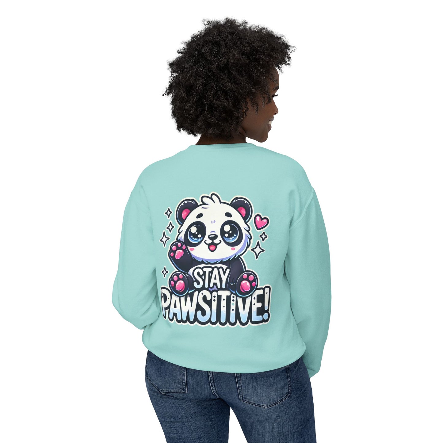 Pawsitive | Unisex Lightweight Crewneck Sweatshirt
