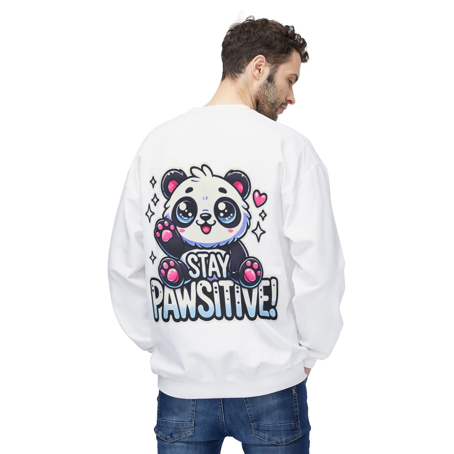 Pawsitive | Unisex Midweight Softstyle Fleece Crewneck Sweatshirt