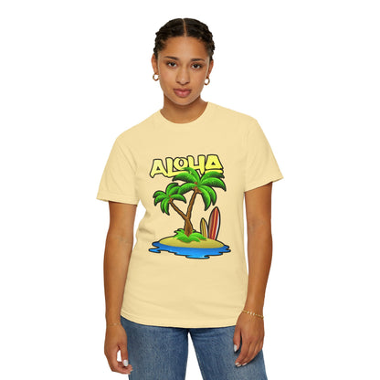 ALOHA | Unisex Garment-Dyed T-shirt