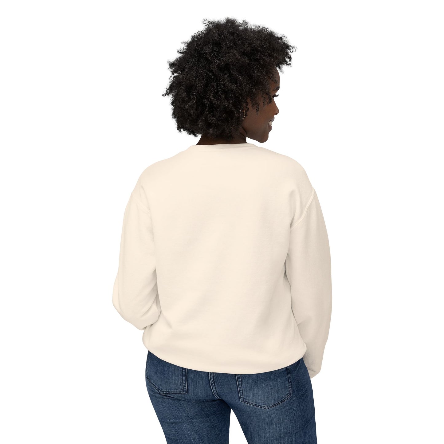 Meow_Unisex Lightweight Crewneck Sweatshirt