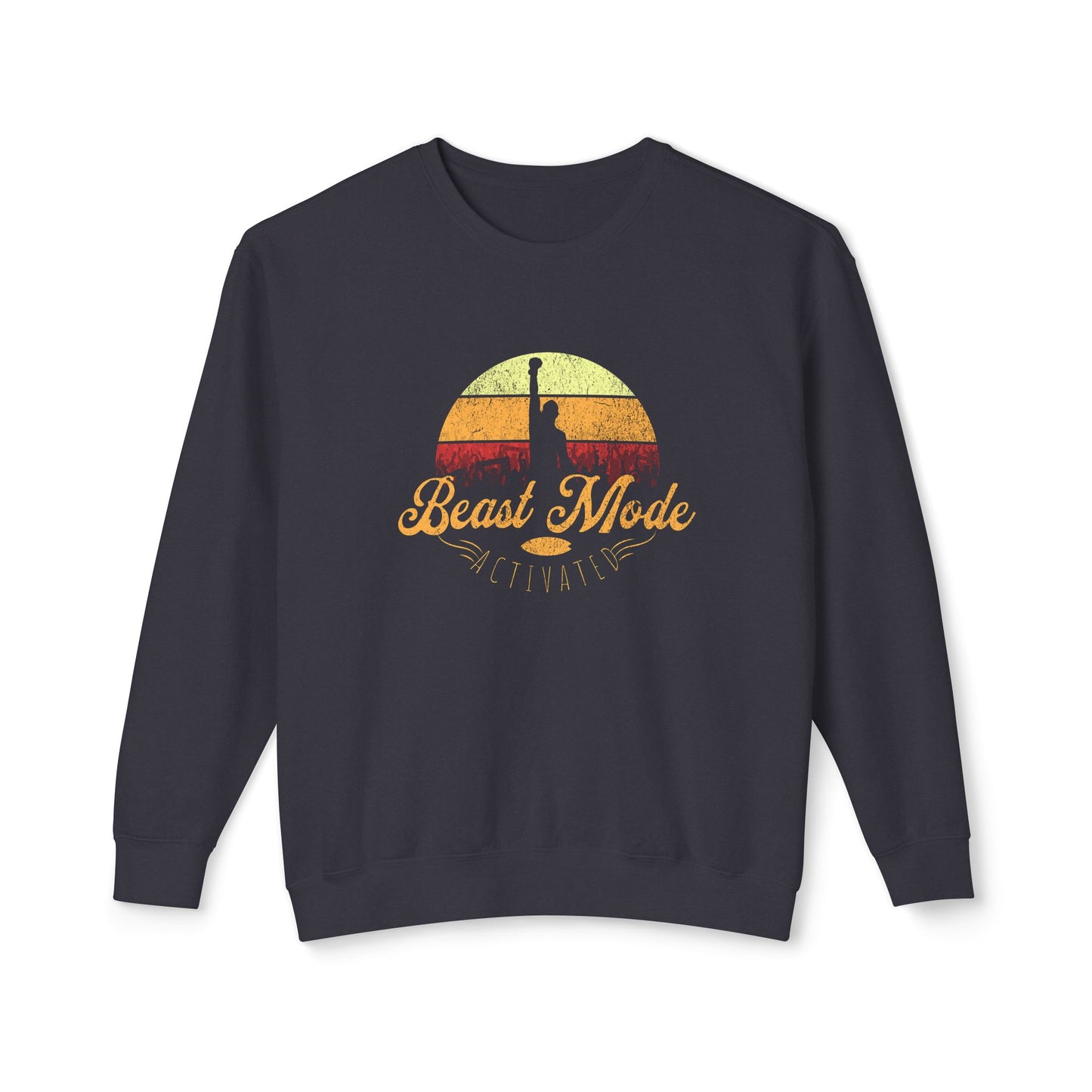 Beast Mode Activated | Unisex Lightweight Crewneck Sweatshirt