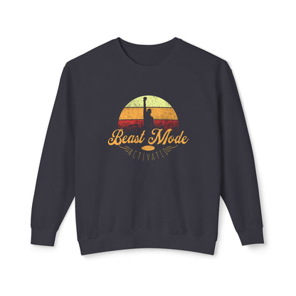 Beast Mode Activated | Unisex Lightweight Crewneck Sweatshirt