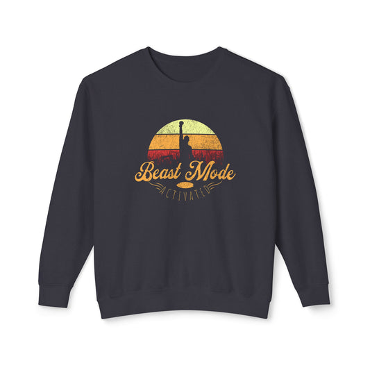 Beast Mode Activated | Unisex Lightweight Crewneck Sweatshirt