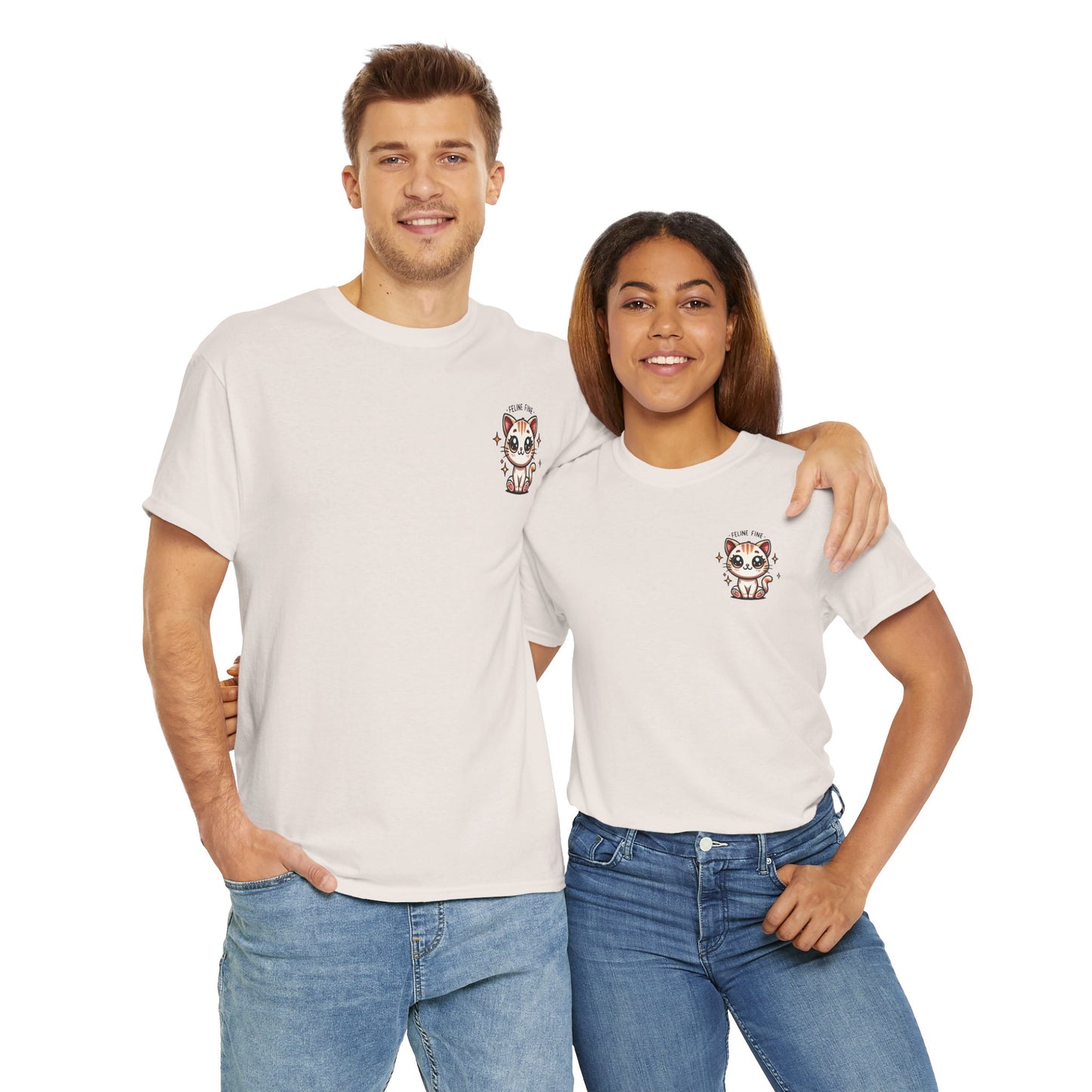 Feline Fine | Unisex Heavy Cotton Tee