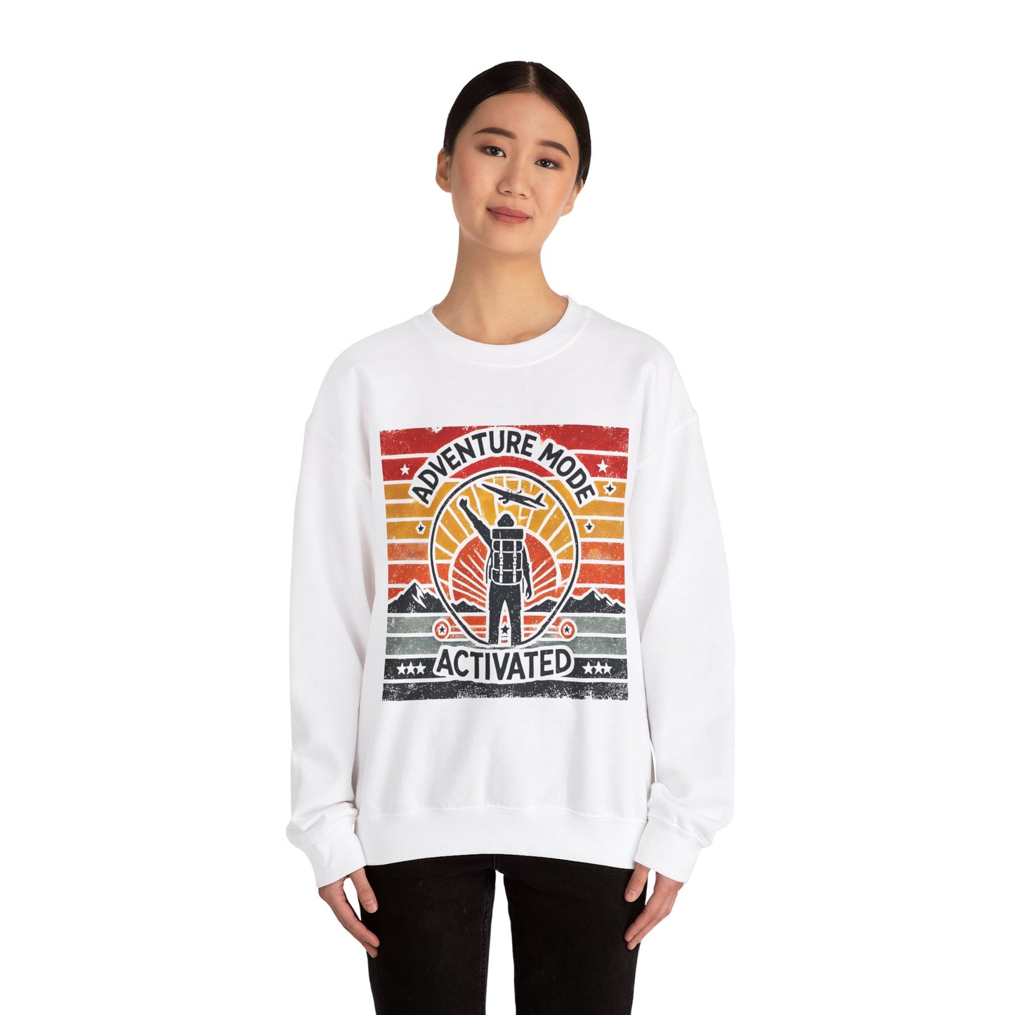 Adventure Mode Activated | Unisex Heavy Blend™ Crewneck Sweatshirt
