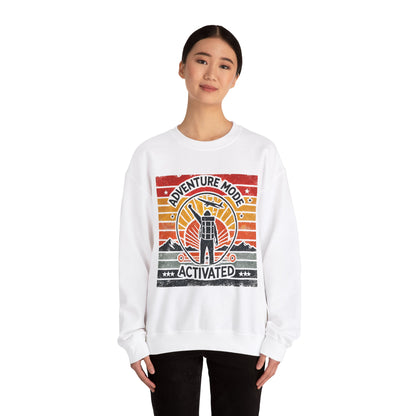 Adventure Mode Activated | Unisex Heavy Blend™ Crewneck Sweatshirt