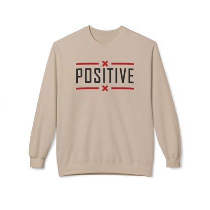 Positive_Unisex Midweight Softstyle Fleece Crewneck Sweatshirt