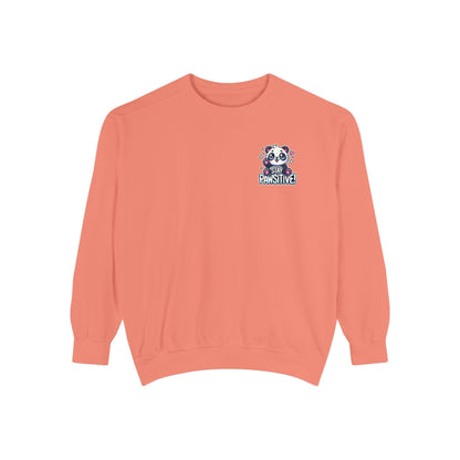 Pawsitive | Unisex Garment-Dyed Sweatshirt