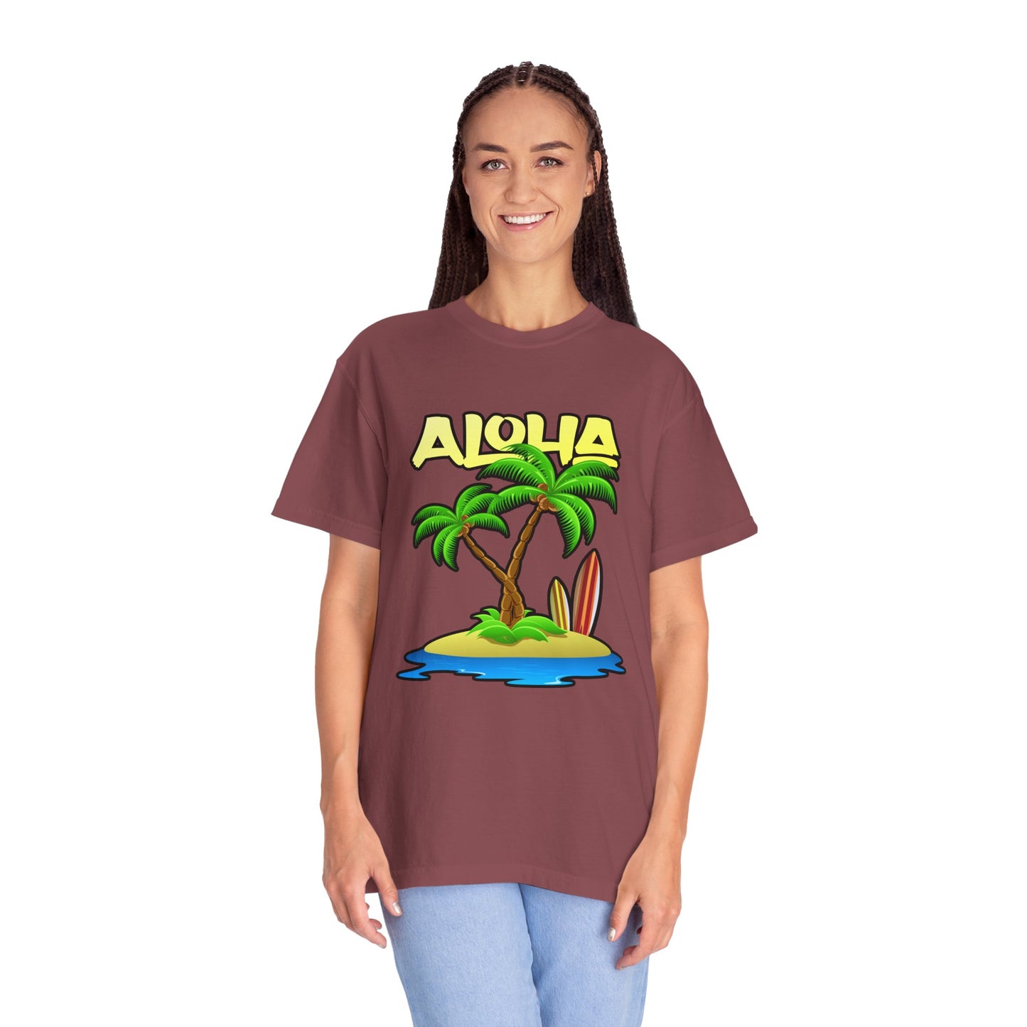 ALOHA | Unisex Garment-Dyed T-shirt