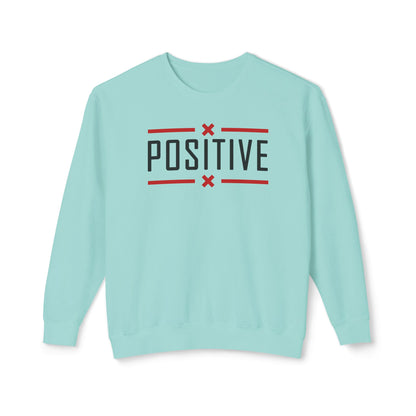 Positive_Unisex Lightweight Crewneck Sweatshirt