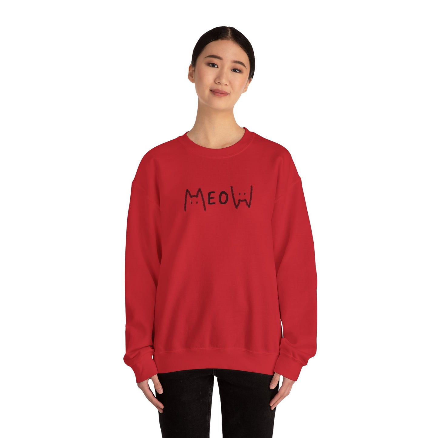 Meow_Unisex Heavy Blend™ Crewneck Sweatshirt