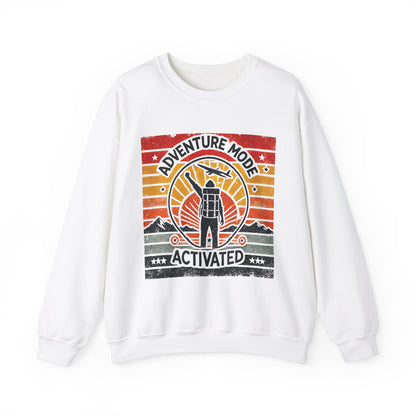 Adventure Mode Activated | Unisex Heavy Blend™ Crewneck Sweatshirt