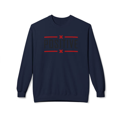 Positive_Unisex Midweight Softstyle Fleece Crewneck Sweatshirt