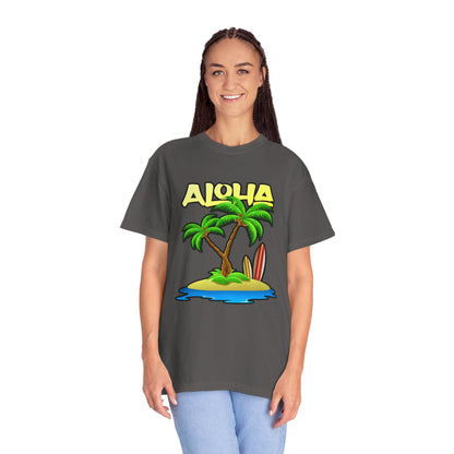 ALOHA | Unisex Garment-Dyed T-shirt
