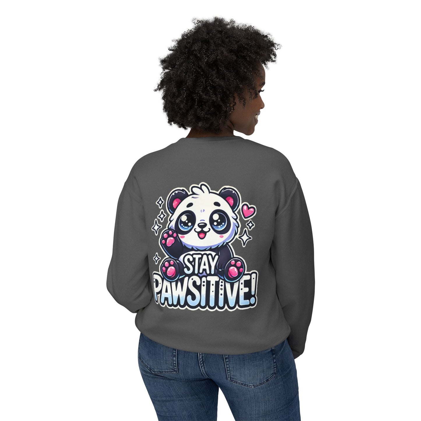 Pawsitive | Unisex Lightweight Crewneck Sweatshirt