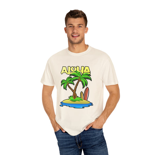 ALOHA | Unisex Garment-Dyed T-shirt