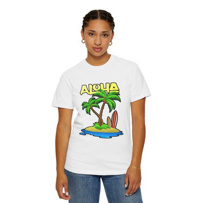 ALOHA | Unisex Garment-Dyed T-shirt