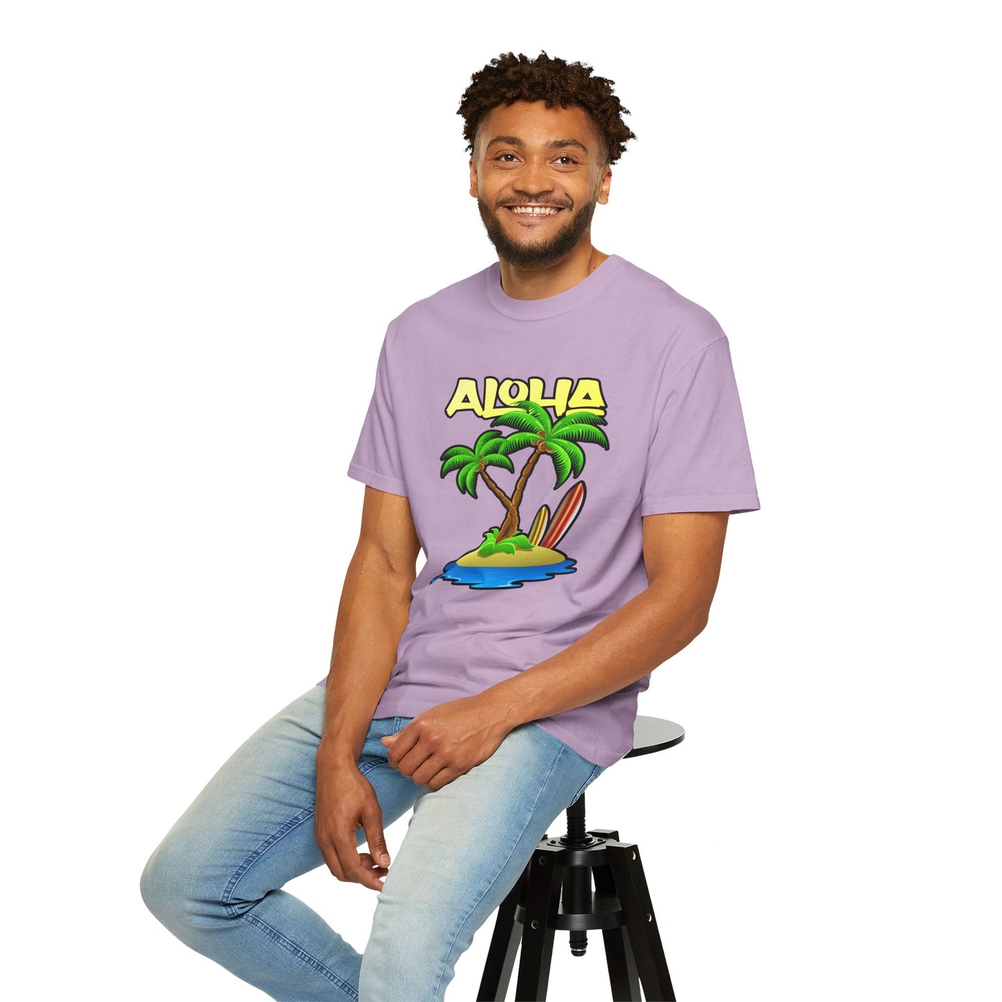 ALOHA | Unisex Garment-Dyed T-shirt