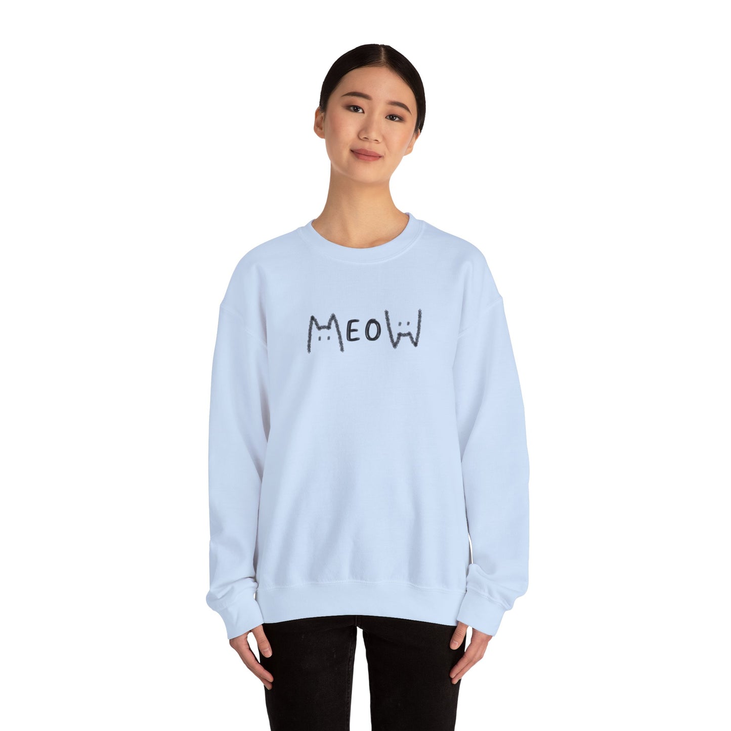 Meow_Unisex Heavy Blend™ Crewneck Sweatshirt