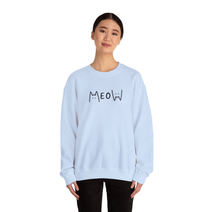 Meow_Unisex Heavy Blend™ Crewneck Sweatshirt