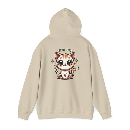 Feline Fine | Unisex Heavy Blend™ Hooded Sweatshirt