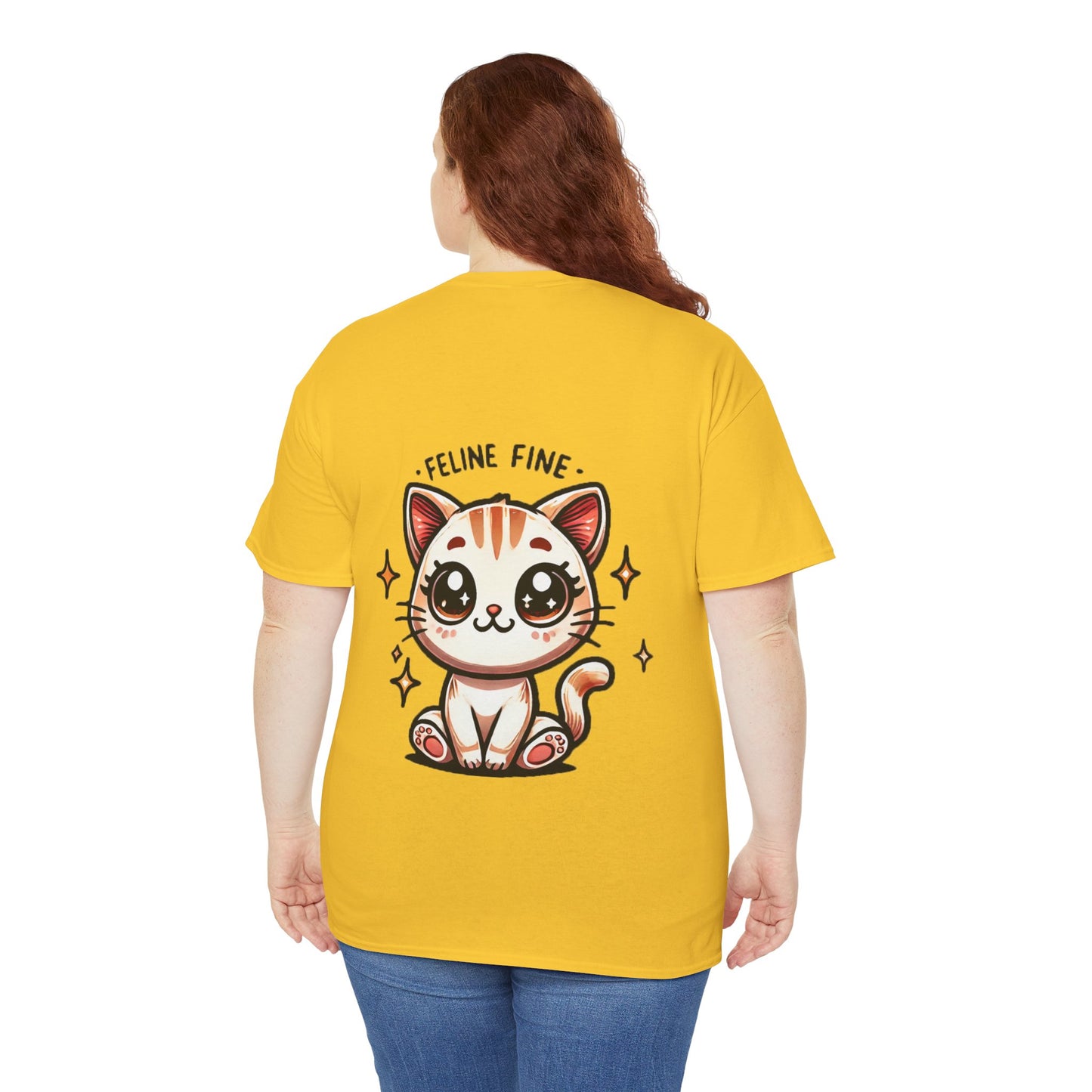 Feline Fine | Unisex Heavy Cotton Tee