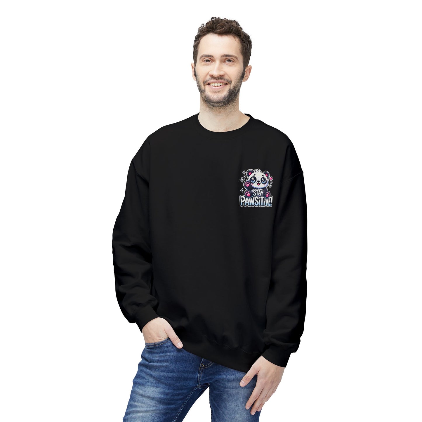 Pawsitive | Unisex Midweight Softstyle Fleece Crewneck Sweatshirt