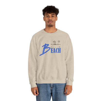 Life is Better at the Beach | Unisex Heavy Blend™ Crewneck Sweatshirt