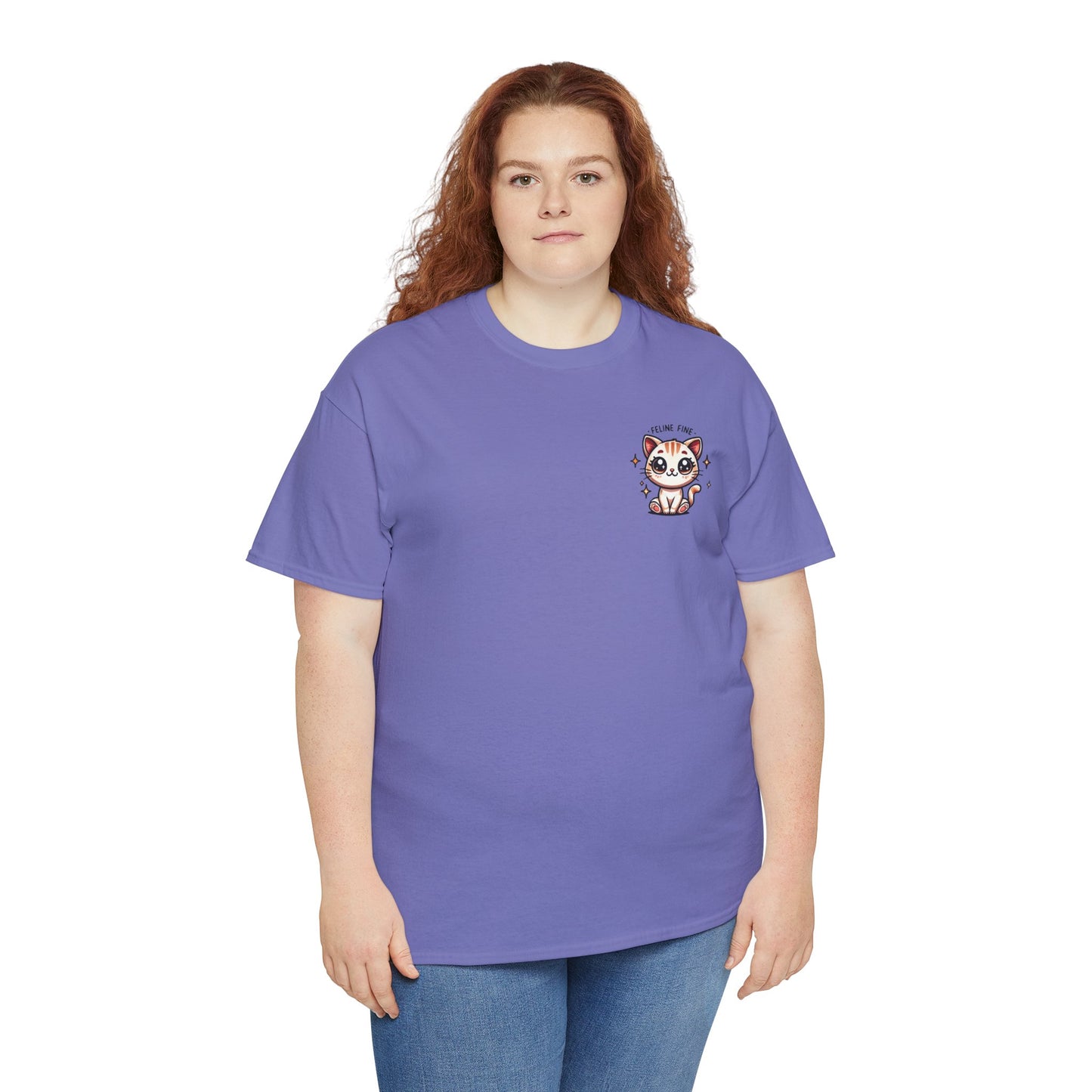 Feline Fine | Unisex Heavy Cotton Tee