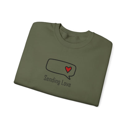 Sending Love_Unisex Heavy Blend™ Crewneck Sweatshirt