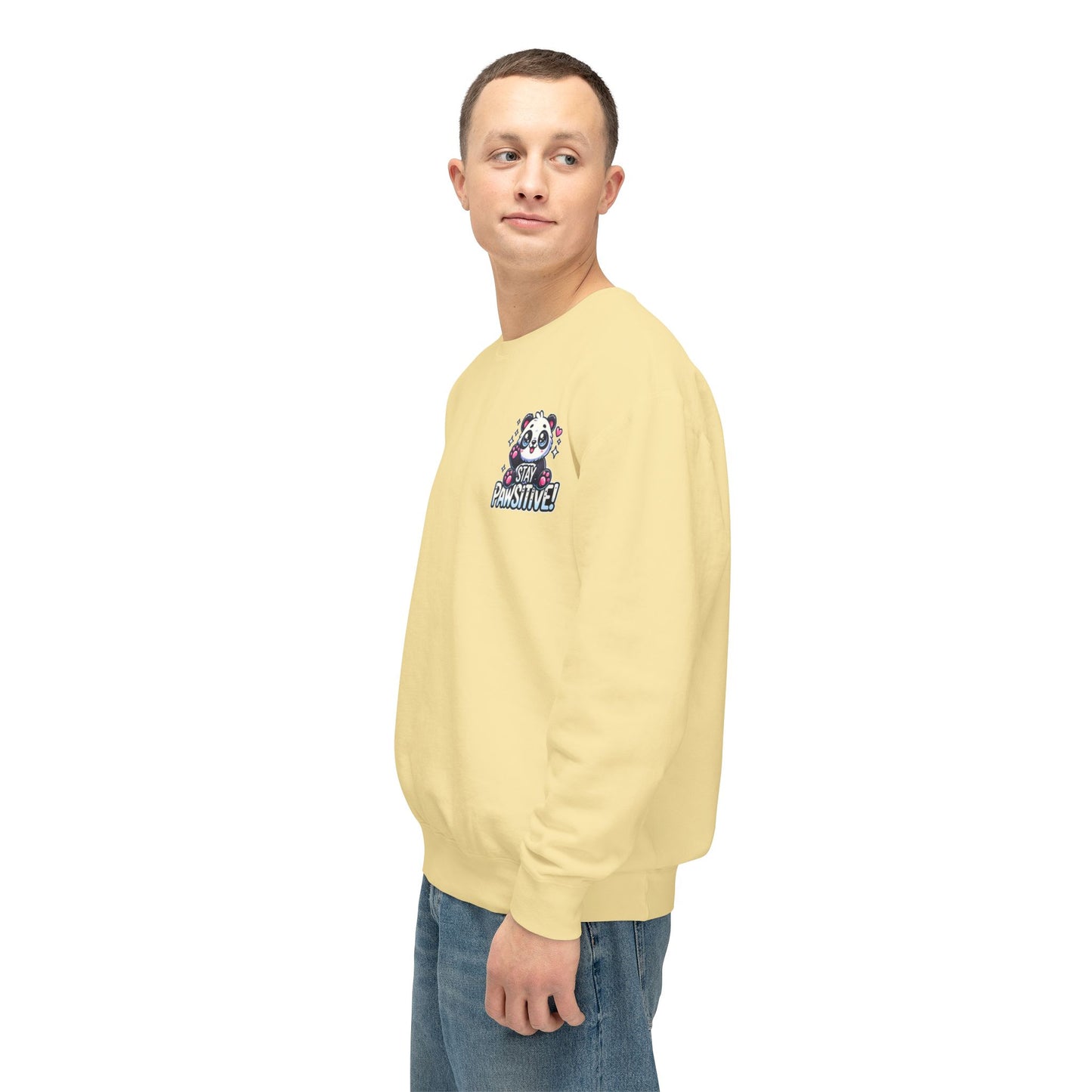 Pawsitive | Unisex Lightweight Crewneck Sweatshirt