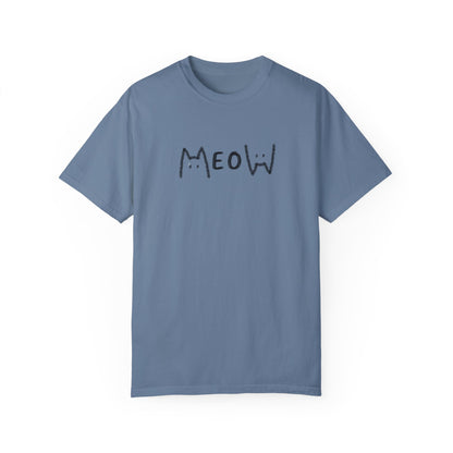 Meow_Unisex Garment-Dyed T-shirt